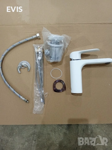 Смесител за мивка Camargue Snow (Бял), снимка 3 - Други - 54053216