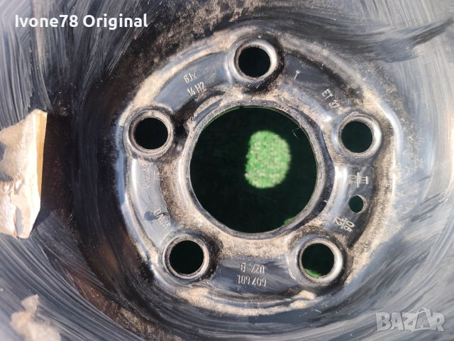 ПРОМОЦИЯ Резервна джанта нова за VW POLO  5x100 14 цола.Отлично състояние., снимка 2 - Гуми и джанти - 54810711