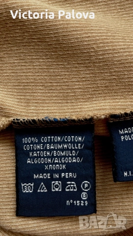 Елегантен топ халтер RALPH LAUREN, американско рамо, 100% памук, Перу, снимка 9 - Корсети, бюстиета, топове - 53983235