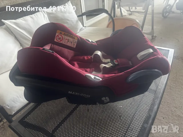 Столче за кола Maxi-Cosi CabrioFix 0–13 кг, снимка 3 - Други - 55588631