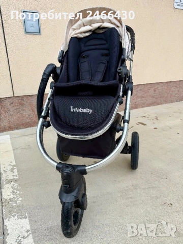 3-in-1 Бебешка/Детска Количка Infababy Англия, снимка 4 - Детски колички - 54486550