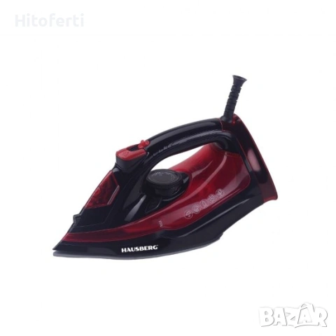  ЕЛЕКТРИЧЕСКА ЮТИЯ С КЕРАМИЧНА ОСНОВА HAUSBERG HB-7840, снимка 2 - Ютии - 54175439