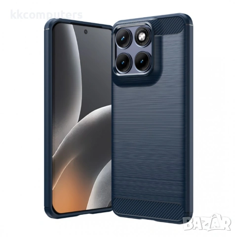 Карбонов TPU Калъф за Motorola Edge 70 Fusion+ 5G / Fusion 5G - Четкана текстура, Антиотпечатък, 3 ц, снимка 2 - Калъфи, кейсове - 54124791