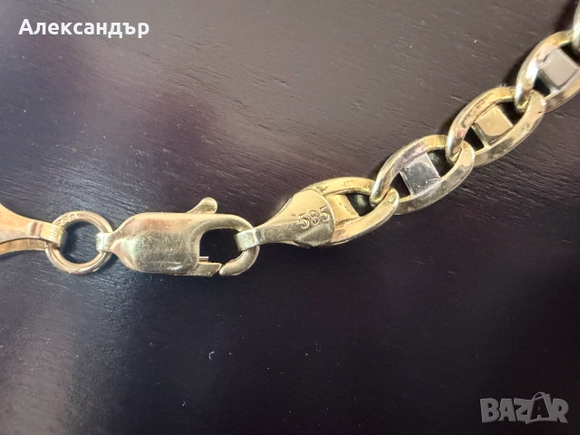 Златен синджир 6,97 гр, 50 см. дължина, снимка 4 - Колиета, медальони, синджири - 54405682