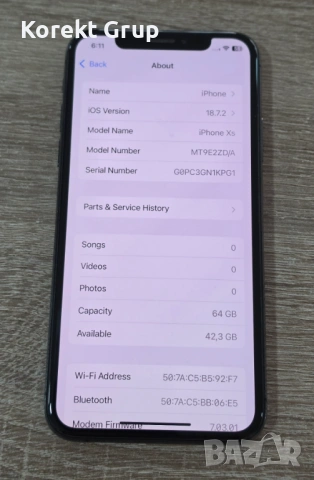 iPhone XS 64GB, снимка 6 - Apple iPhone - 54574087