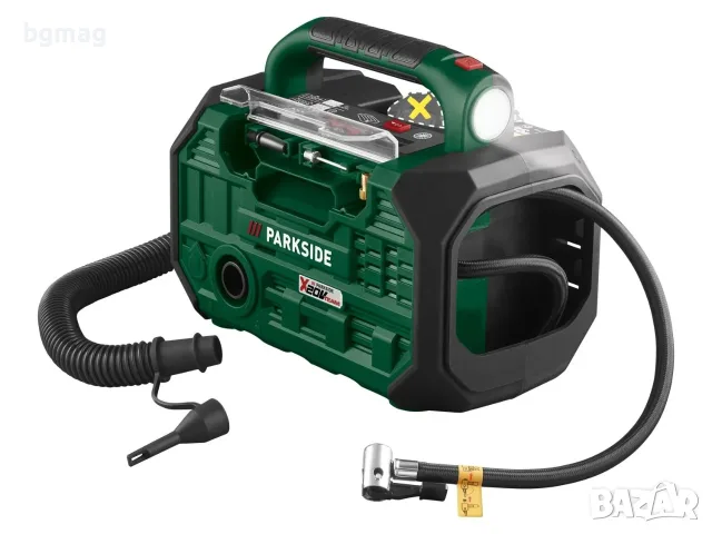 PARKSIDE PKA 20-Li C3,20V компресор и въздушна помпа,без батерия и без зарядно устройство, снимка 8 - Други инструменти - 55451406