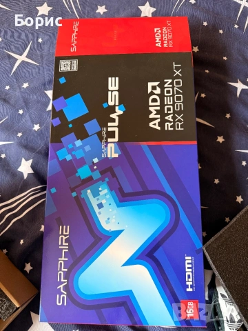 Rx 9070 xt Saphire AMD, снимка 2 - Видеокарти - 55081650