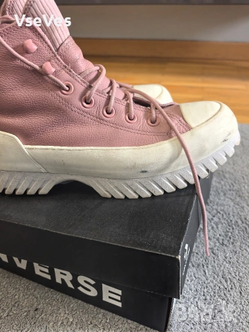 Дамски кожени кецове Converse 39, снимка 3 - Маратонки - 53994599