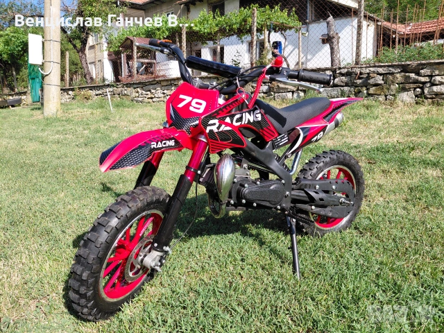 Детски кросов мотор 49 кубика Нов модел / DIRT BIKE 49cc с добавена функция "Лесен старт" TELSTAR, снимка 10 - Мотоциклети и мототехника - 55166564
