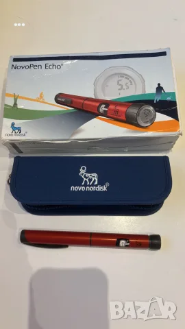 NovoPen Echo - използвана инсулинова писалка с половин единица на Novo Nordisk