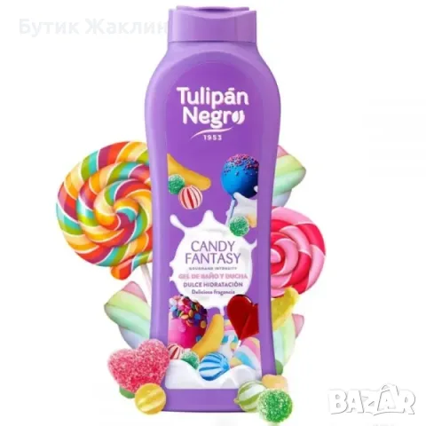 Душ гел Tulipán Negro 650ml, снимка 6 - Козметика за тяло - 55677030
