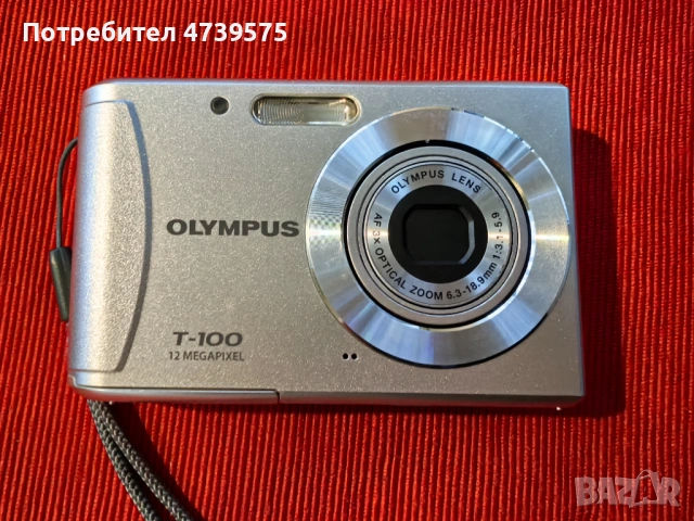 Цифров фотоапарат OLYMPUS T-100 + калъф