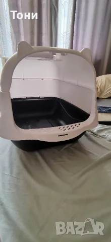 Чисто нова затворена котешка тоалетна e-Jumbo + лопатка, снимка 2 - За котки - 55324795