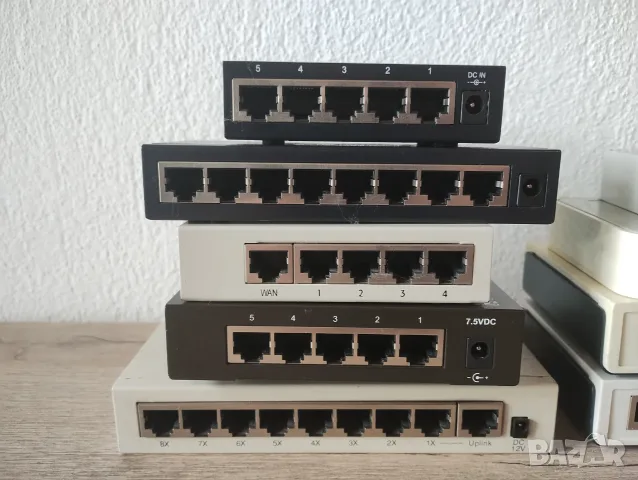 Лот 9 броя интернет суйчове Switch, снимка 5 - Суичове - 55480724