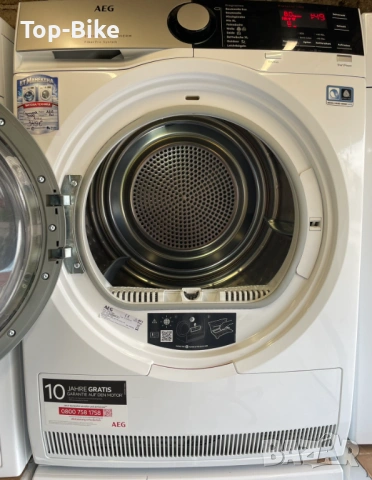 Сушилня AEG 9000 Series 8 кг А+++, снимка 2 - Сушилни - 54045994