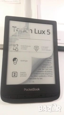 PocketBook Touch Lux 5 със счупен дисплей, снимка 4 - Електронни четци - 54370156