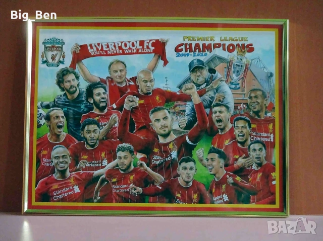 Картини Liverpool - Premier League Champions 2020/2025, снимка 3 - Футбол - 54371006