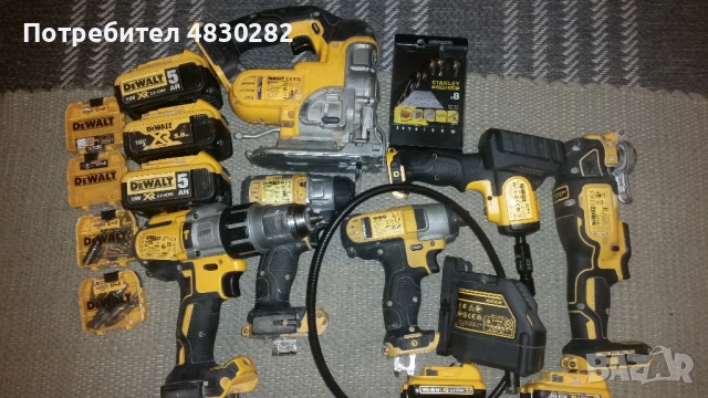DeWalt 18V Акумулаторни, снимка 4 - Други инструменти - 54697628