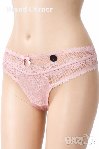 Дамско дантелено долнище Hunkemöller, размер L, нежно розово, снимка 2 - Бельо - 54540088