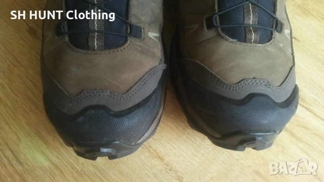 SALOMON X Ultra Ltr Gtx GORE-TEX Leather Shoes EUR 45 1/3 естествена кожа водонепромокаеми - 2705, снимка 13 - Маратонки - 54887665