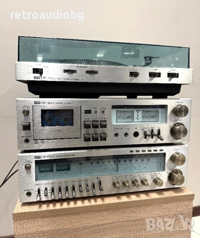 🔉Винтидж аудио сет ITT - ресийвър 8033, Дек 8021, грамофон 8012🔉, снимка 7 - Аудиосистеми - 54126649
