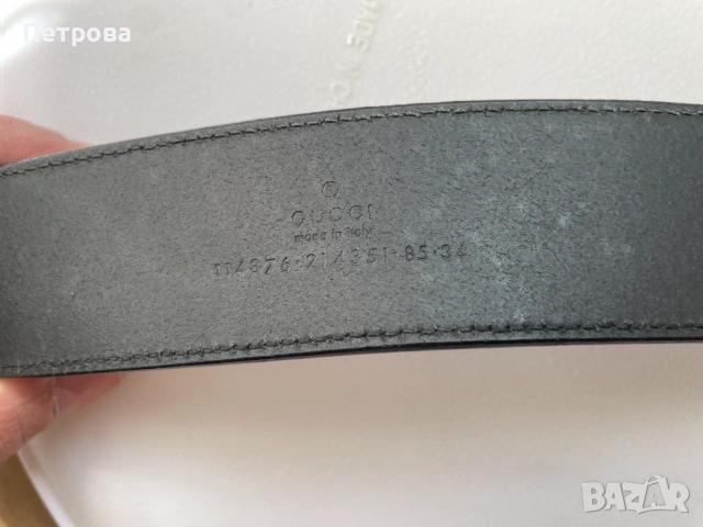 колан Gucci 85cm Оригинал, снимка 10 - Колани - 55113965