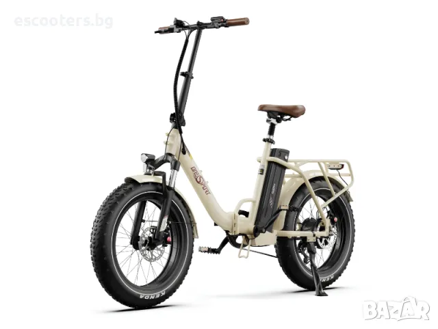 Електрически велосипед ONESPORT OT16 Max | 1x500W | 48V 18Ah | 50км/ч - бежово