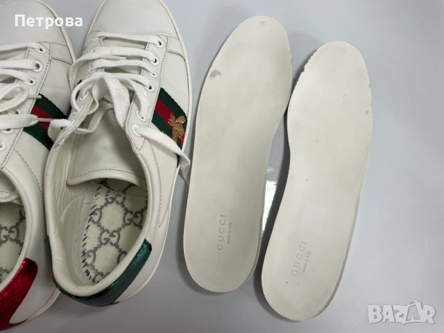 Кожени маратонки Gucci Ace 39 Оригинал, снимка 11 - Маратонки - 54713567