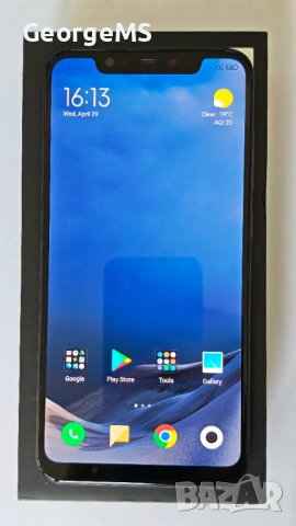 Xiaomi Mi 8 128GB Black като нов, снимка 2 - Xiaomi - 54367789