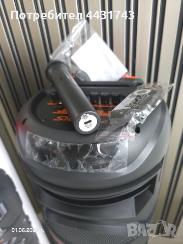 Мощна Тонколона 3×8″ + ПОДАРЪК Гигантска Bluetooth Слушалка! , снимка 3 - Тонколони - 54736731