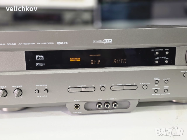 🔊 КРИСТАЛЕН ЯПОНСКИ ЗВУК! Yamaha RX-V420RDS (Natural Sound), снимка 4 - Ресийвъри, усилватели, смесителни пултове - 54638304