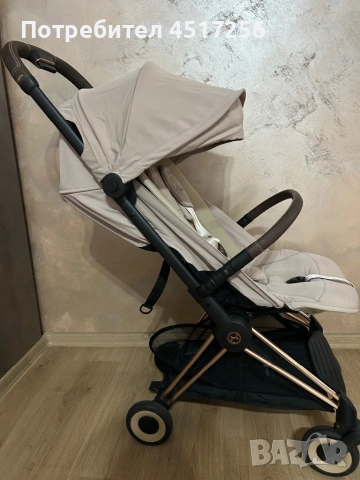 Количка Cybex Coya Cozy Beige frame rosegold stroller, снимка 2 - Детски колички - 54954869