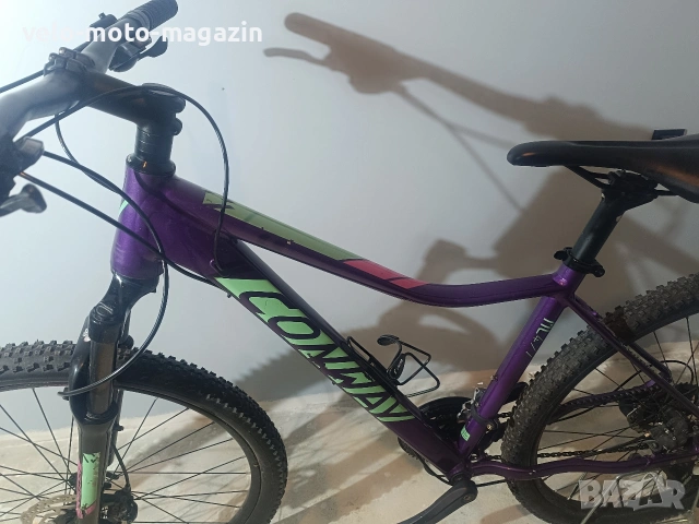 Дамски алуминиев велосипед Conway ML 427 (Размер М / 27.5") – Хидравлики Shimano, снимка 12 - Велосипеди - 54663587