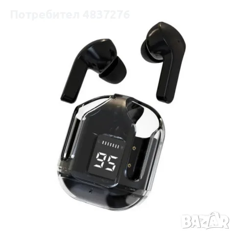 Bluetooth слушалки с LED дисплей и вграден микрофон, снимка 5 - Bluetooth слушалки - 55606215