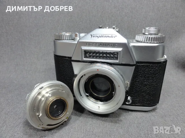 СТАР РЕТРО ЛЕНТОВ SLR ФОТОАПАРАТ VOIGTLANDER BESSAMATIC GERMANY, снимка 10 - Антикварни и старинни предмети - 55531360