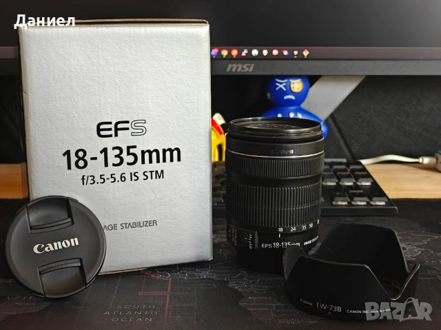 Обектив Canon EFS 18-135 IS STM