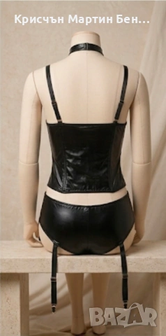 Екслузивен комплект Wet-look PVC – Дръзка визия и перфектен дизайн

, снимка 8 - Корсети, бюстиета, топове - 53633902