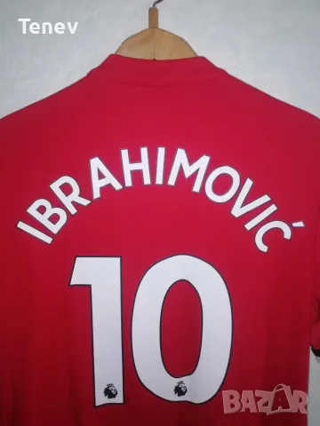 Manchester United Ibrahimovic Adidas оригинална тениска фланелка екип Манчестър Юнайтед Ибрахимович , снимка 4 - Тениски - 47381773