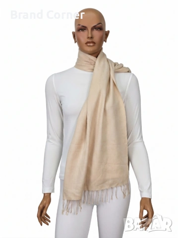 Дамски шал Arido 70% Pashmina / 30% Silk, снимка 3 - Шалове - 54639701