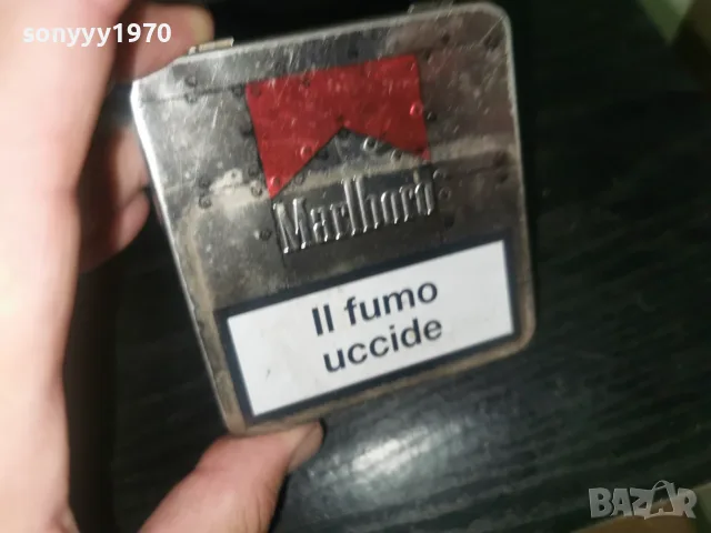 marlboro-стара метална кутия за цигари 1208261143, снимка 6 - Колекции - 55638678