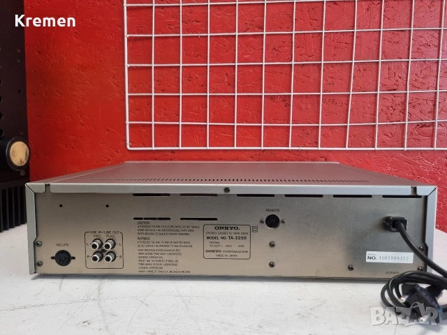 Дек ONKYO TA-2250, снимка 8 - Декове - 55043295