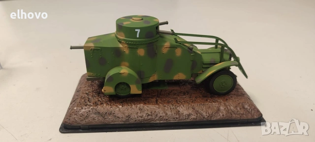 Италианска бронирана кола, Lancia-Ansaldo IZM 1918, снимка 4 - Колекции - 54265581