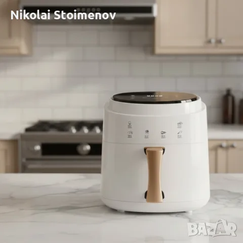 Дигитален въздушен фритюрник Cheffinger Led Air Fryer 1400W - 8L, снимка 6 - Фритюрници - 55467410
