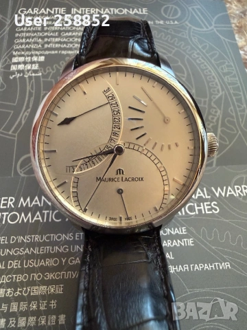 Продавам Maurice Lacroix Masterpiece Retrograde, снимка 5 - Мъжки - 54795060