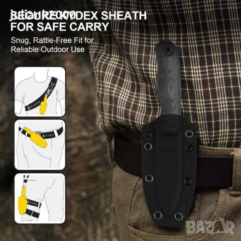 Kizer Drop Bear fix 3, снимка 4 - Ножове - 54402268
