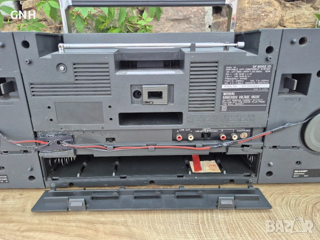 Радиокасетофон Sharp GF-800Z(D), снимка 8 - Радиокасетофони, транзистори - 55191641