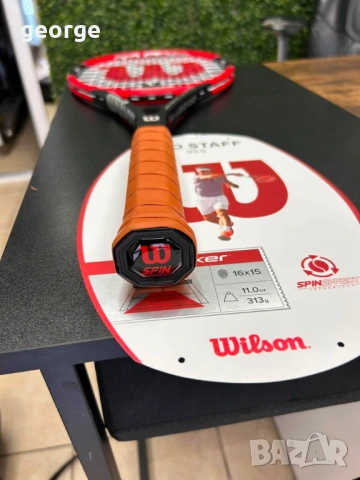 Ракета за тенис Wilson Pro Staff 95S Spin Effect - нова, снимка 3 - Тенис - 54891772