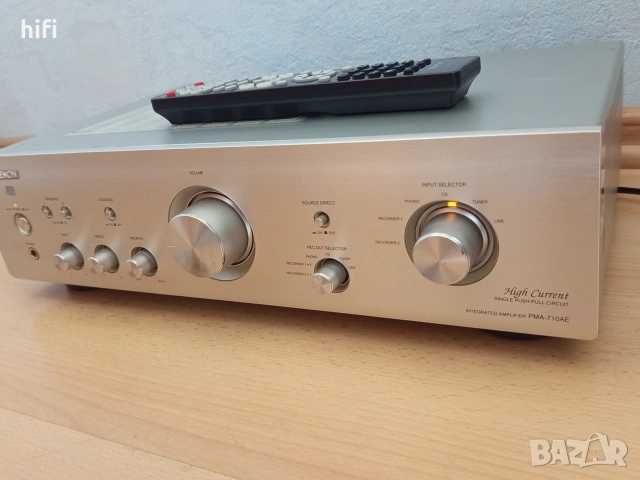 Стерео усилвател Denon PMA-710AE, снимка 4 - Ресийвъри, усилватели, смесителни пултове - 55038852
