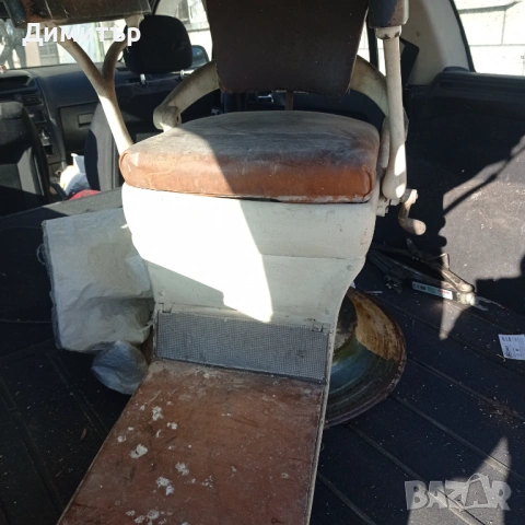 Антикварен механичен зъболекарски стол , снимка 2 - Антикварни и старинни предмети - 54035397