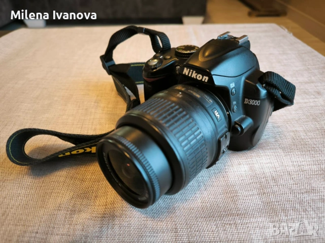 Фотоапарат Nikon D3000 в отлично състояние 
